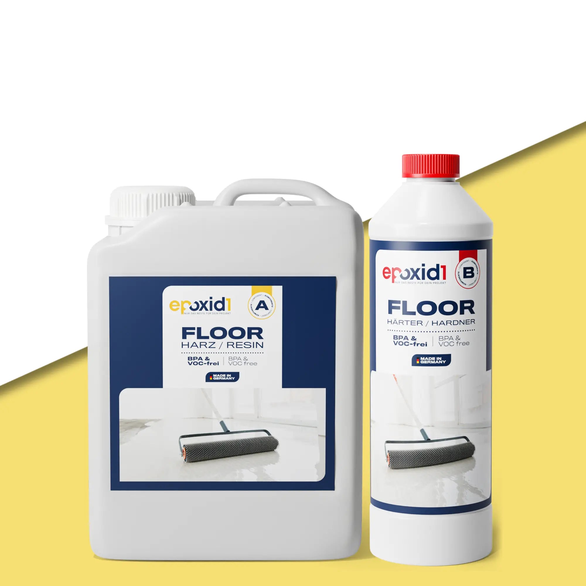 Revêtement de sol en résine époxy 2K pour coulée