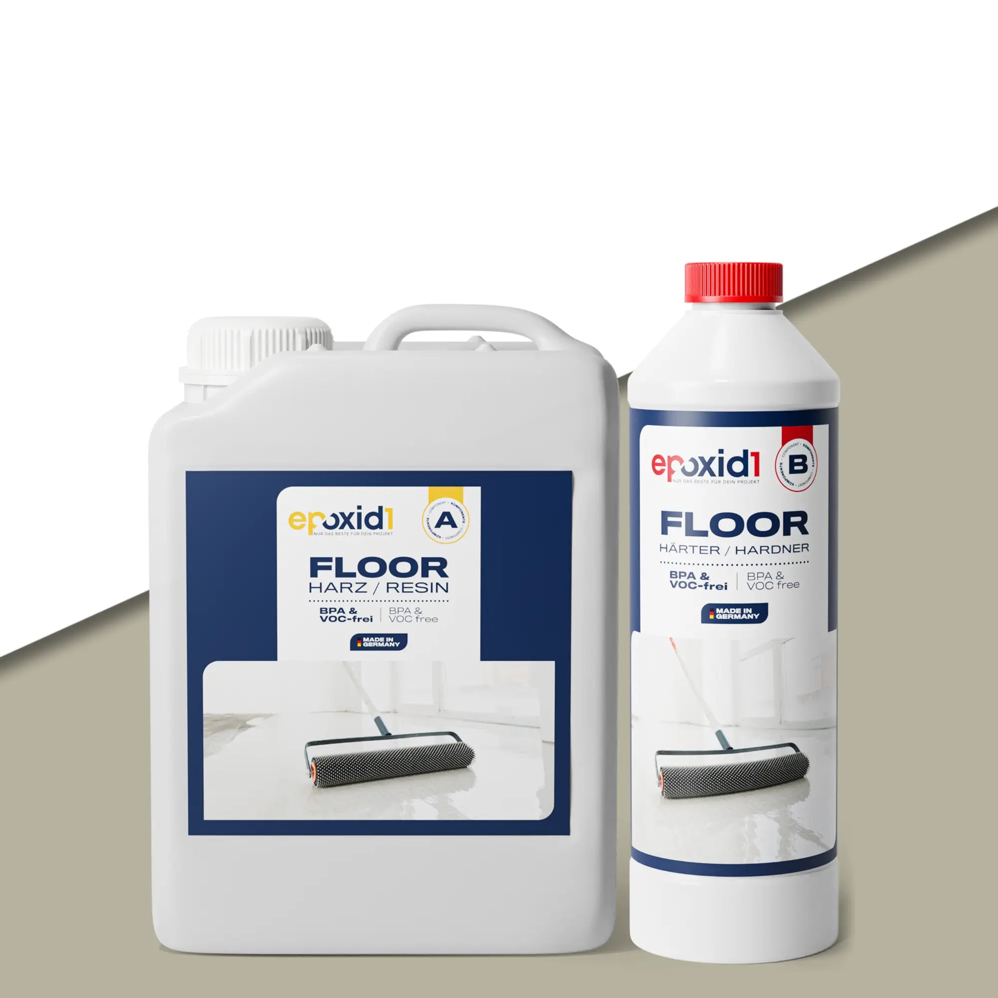 Revêtement de sol en résine époxy 2K pour coulée