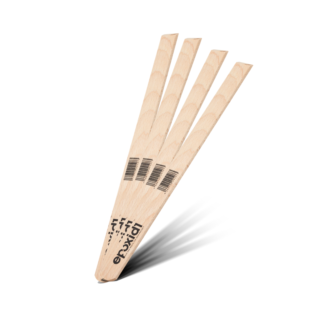 10er Set Rührstäbe aus Holz