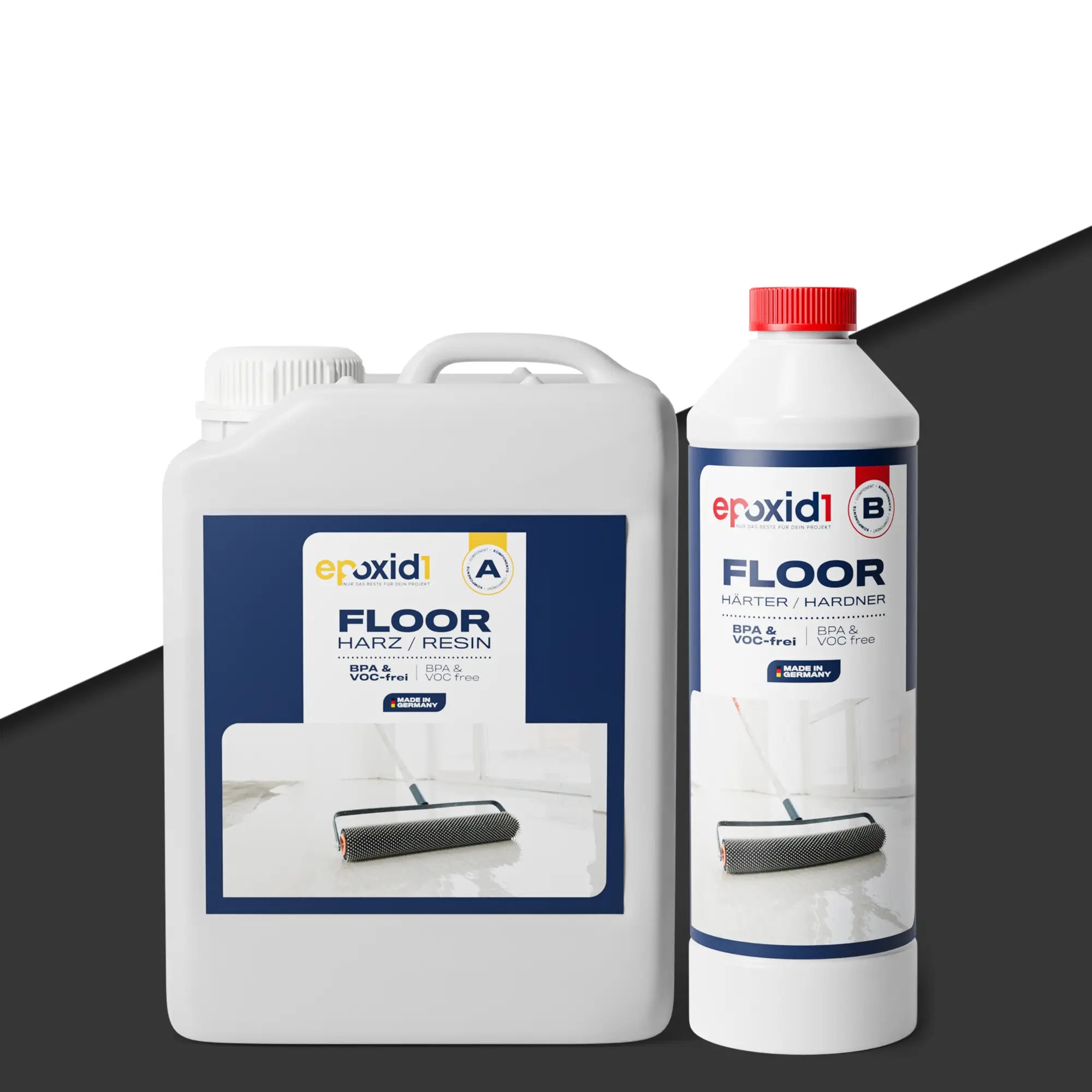 Revêtement de sol en résine époxy 2K pour coulée