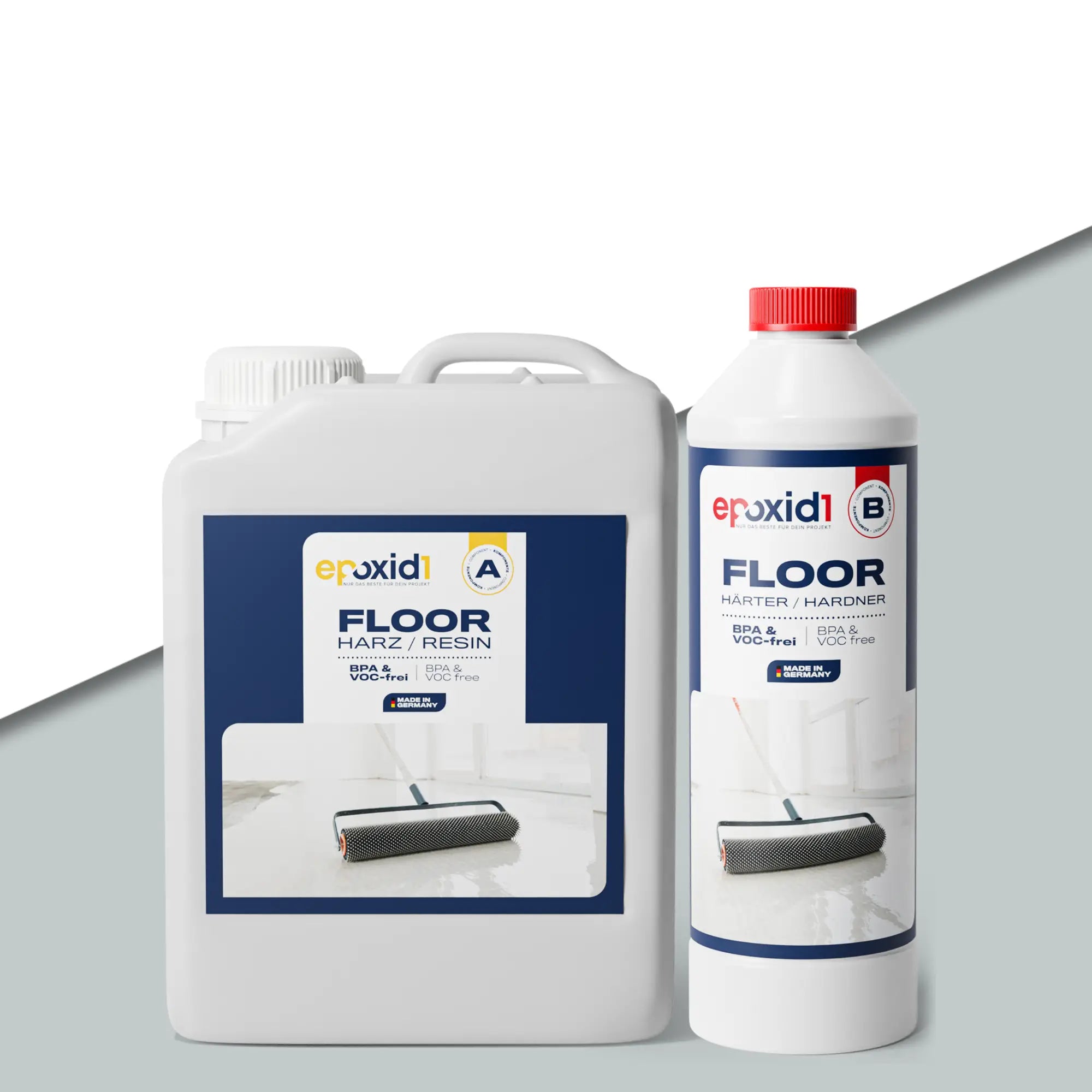 Revêtement de sol en résine époxy 2K pour coulée