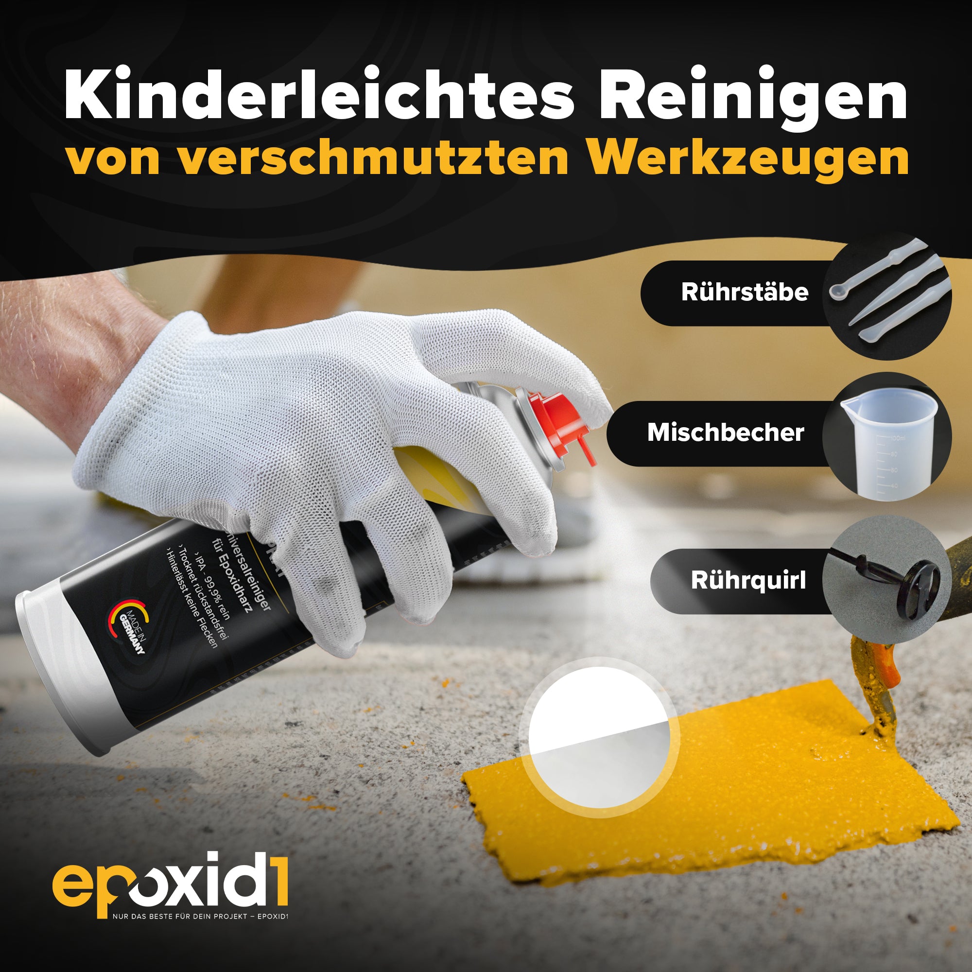 Isopropanol Spray für Epoxidharz - 500ml