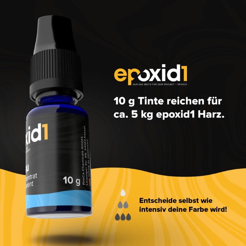 10g epoxid1 Tinte reichen für 5kg Harz