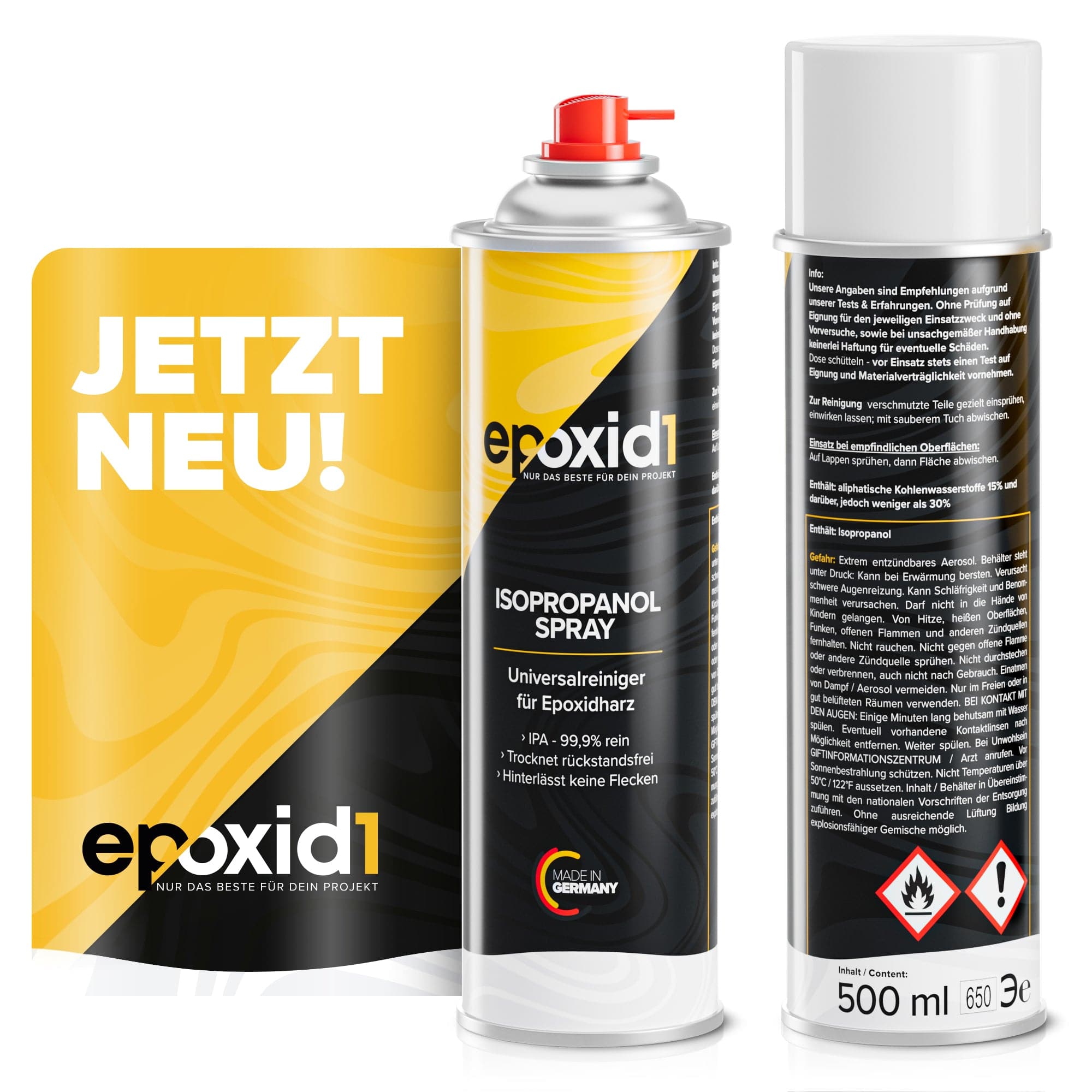 Spray isopropanol pour résine époxy - 500ml