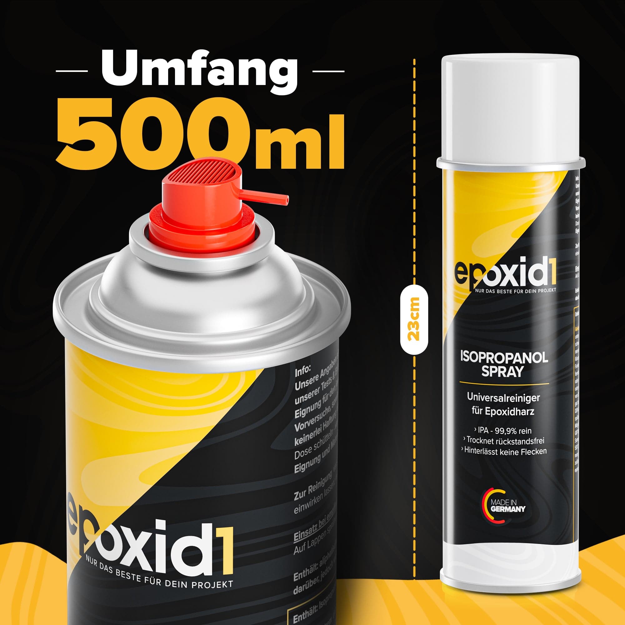 Spray isopropanol pour résine époxy - 500ml